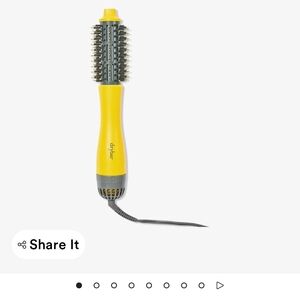 Drybar Vibrant Yellow and Gray Hair Tool